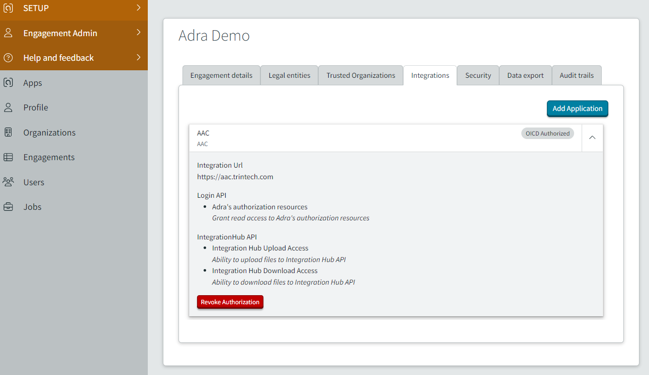 Adra AAC Integration